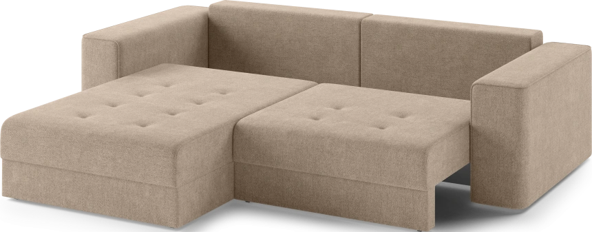 Диван угловой двухместный Конте, модель 036, Danco 290 (коричневый)