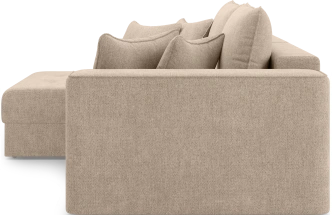 Диван угловой двухместный Конте, модель 036, Danco 290 (коричневый)