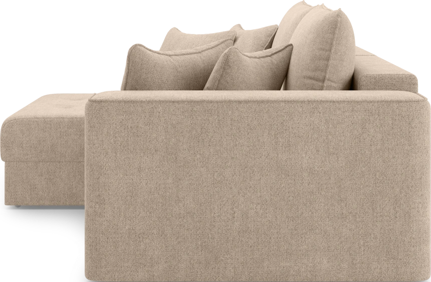 Диван угловой двухместный Конте, модель 036, Danco 290 (коричневый)