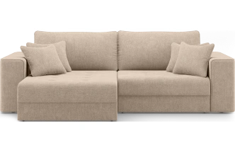 Диван угловой двухместный Конте, модель 036, Danco 290 (коричневый)