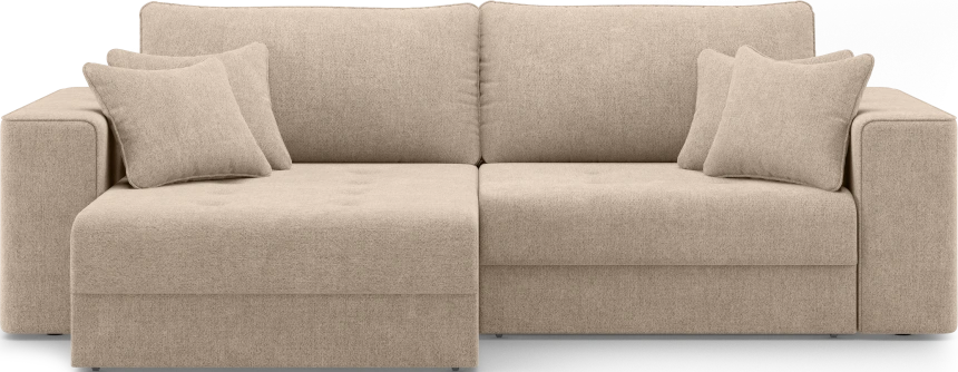 Диван угловой двухместный Конте, модель 036, Danco 290 (коричневый)