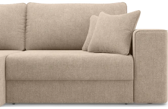 Диван угловой двухместный Конте, модель 036, Danco 290 (коричневый)