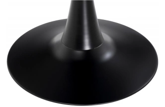 Кухонный стол Tulip, 90x90x74, стекло, black glass