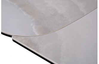 Обеденный раздвижной стол 169DT-92151, 190(290), керамика, бежевый мрамор / серый