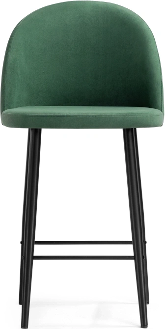 Полубарный стул Амизуре, катания изумруд / черный матовый