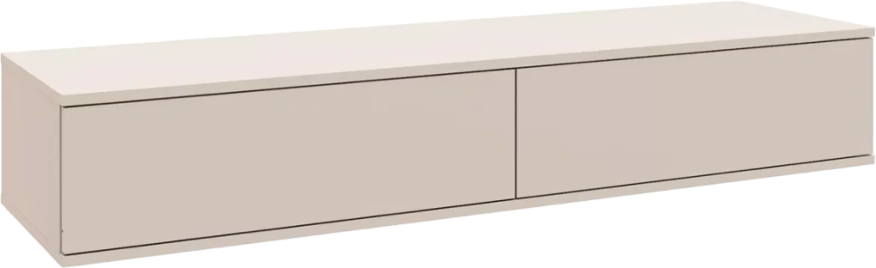 Тумба под ТВ Лаура, 147x24x41,  Кашемир серый