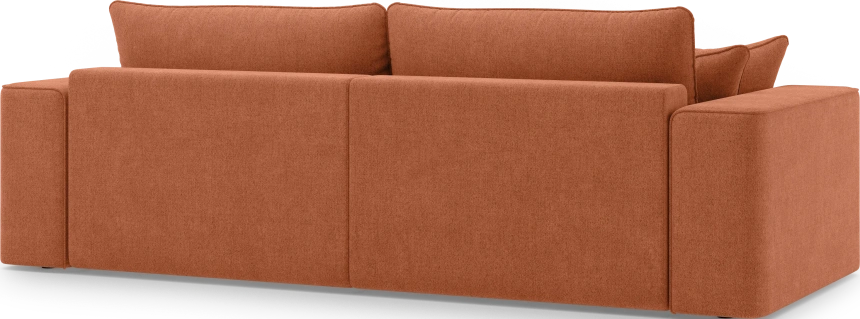 Диван прямой двухместный Конте, модель 036, Danco 412 (оранжевый)