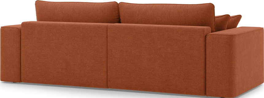 Диван угловой двухместный Конте, модель 036, Danco 412 (оранжевый)
