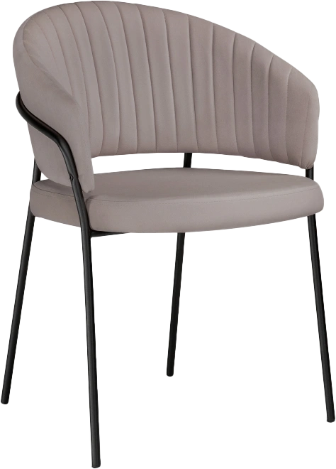 Стул Лео, латте brandy light 4 / черный