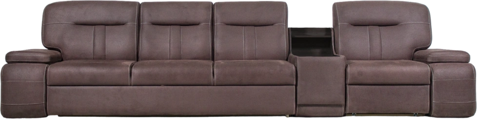 Диван модульный Арт-18, ткань Софа 18, нить контрастная, декор Венге Аруба, Бар справа