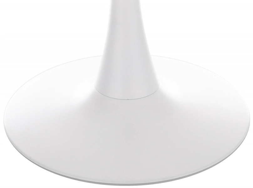 Кухонный стол Tulip, 90x90x74, стекло, super white glass