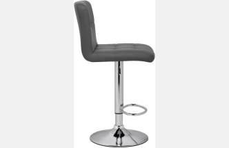 Барный стул Paskal, gray / chrome