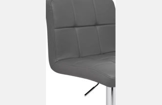 Барный стул Paskal, gray / chrome