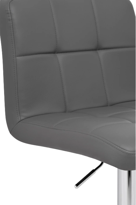 Барный стул Paskal, gray / chrome