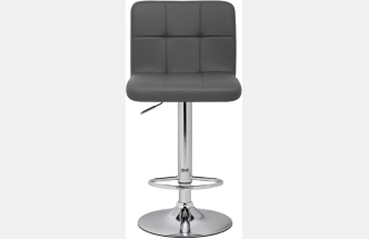 Барный стул Paskal, gray / chrome