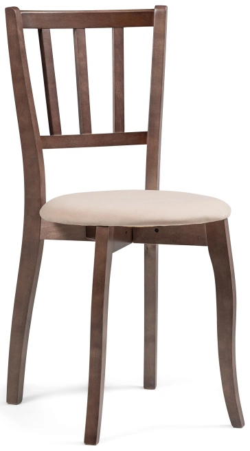 Стул Айра, деревянный, бежевый / орех