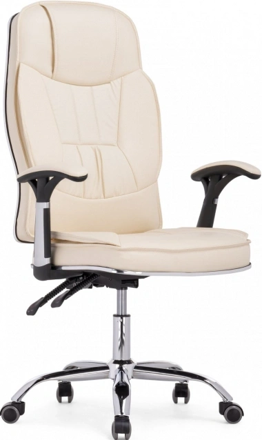 Офисное кресло Vestra, экокожа кремовый