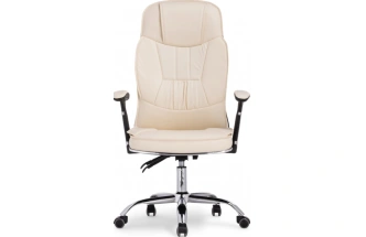 Офисное кресло Vestra, экокожа кремовый