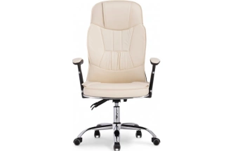 Офисное кресло Vestra, экокожа кремовый
