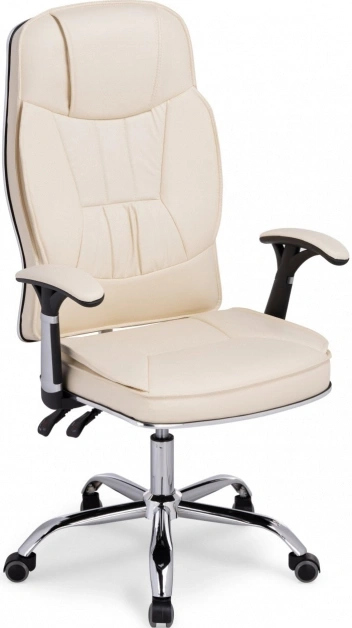 Офисное кресло Vestra, экокожа кремовый