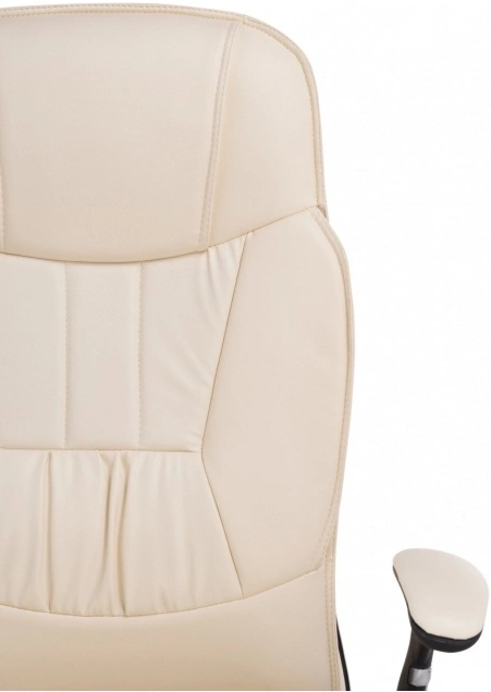 Офисное кресло Vestra, экокожа кремовый