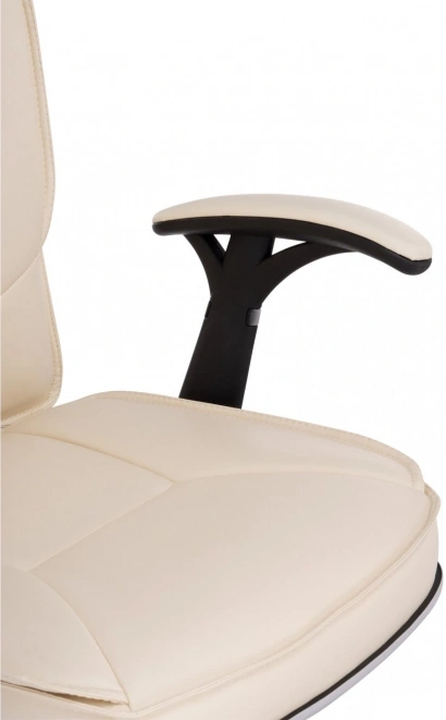 Офисное кресло Vestra, экокожа кремовый