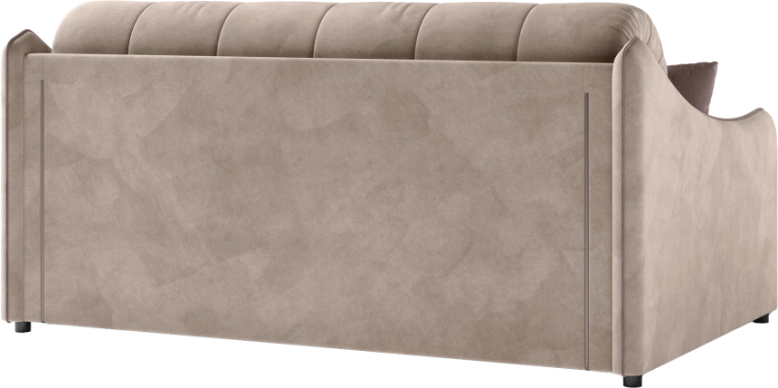 Диван прямой Дели 140, модель 032, Ultra Sand​ / Ultra Stone (песочный​)