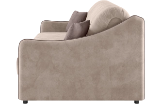 Диван прямой Дели 140, модель 032, Ultra Sand​ / Ultra Stone (песочный​)