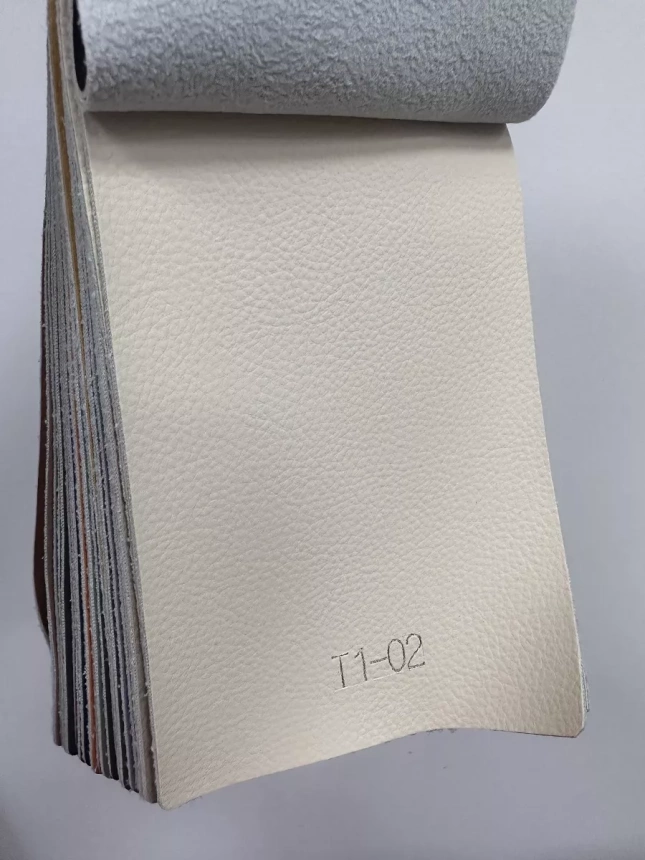 Стул Abriola, мягкий, Milk Ti-02, PU, шампань каркас