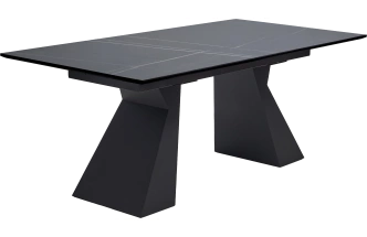 Кухонный стол Богарт 200, Titanium Black Pulido, керамика, Черный