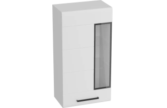 Модульная гостиная Кёльн 1, белый аляска / белый глянец