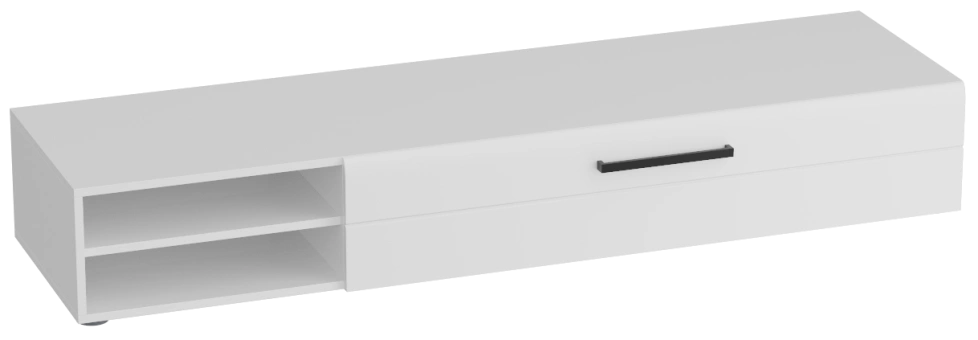 Тумба под ТВ Кёльн 1750, с ящиками, белый аляска / белый гланец