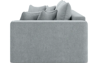 Диван прямой двухместный Конте, модель 036, Danco 995 (серый)