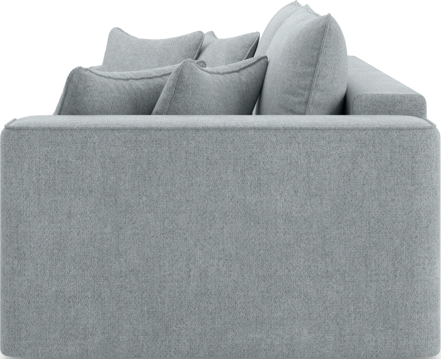 Диван прямой двухместный Конте, модель 036, Danco 995 (серый)