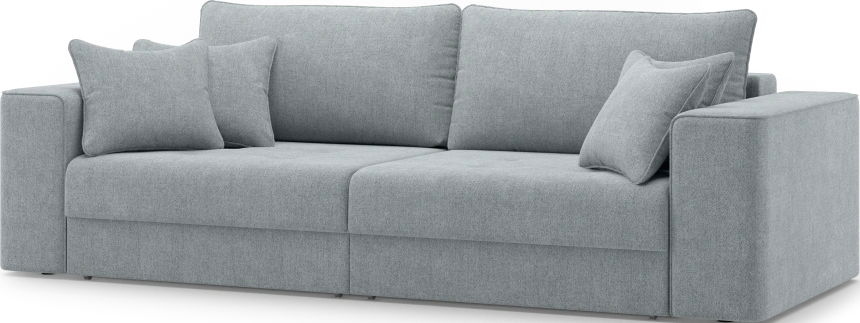 Диван прямой двухместный Конте, модель 036, Danco 995 (серый)