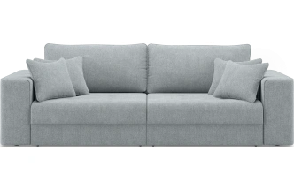 Диван прямой двухместный Конте, модель 036, Danco 995 (серый)