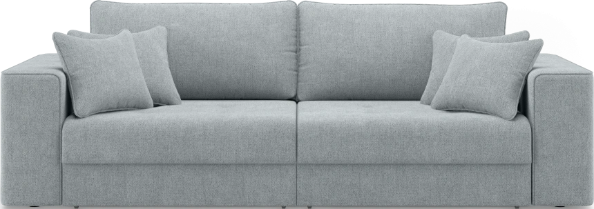 Диван прямой двухместный Конте, модель 036, Danco 995 (серый)