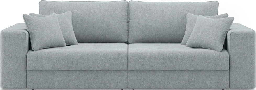 Диван прямой двухместный Конте, модель 036, Danco 995 (серый)