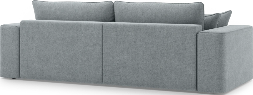 Диван прямой двухместный Конте, модель 036, Danco 995 (серый)