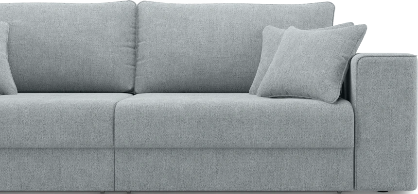 Диван прямой двухместный Конте, модель 036, Danco 995 (серый)