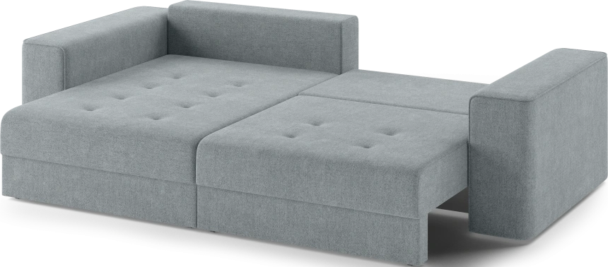 Диван угловой двухместный Конте, модель 036, Danco 995 (серый)