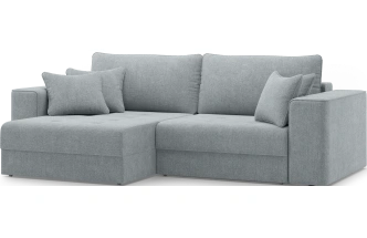 Диван угловой двухместный Конте, модель 036, Danco 995 (серый)