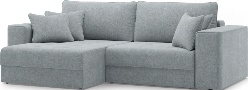 Диван угловой двухместный Конте, модель 036, Danco 995 (серый)