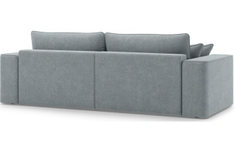 Диван угловой двухместный Конте, модель 036, Danco 995 (серый)