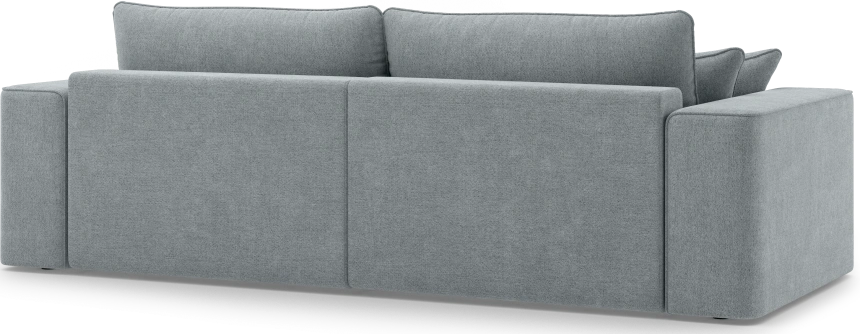 Диван угловой двухместный Конте, модель 036, Danco 995 (серый)