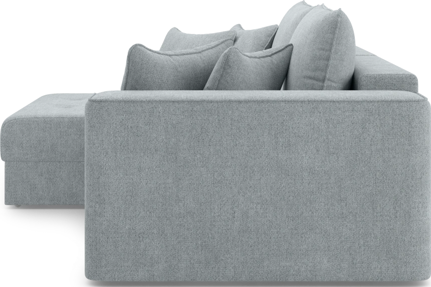 Диван угловой двухместный Конте, модель 036, Danco 995 (серый)