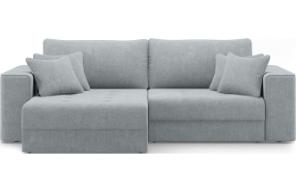 Диван угловой двухместный Конте, модель 036, Danco 995 (серый)