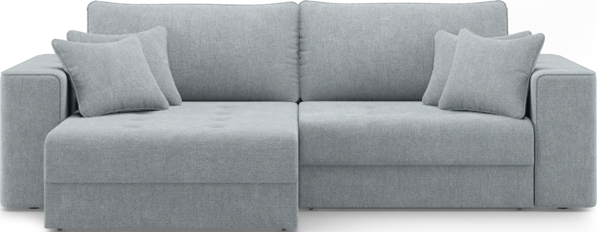 Диван угловой двухместный Конте, модель 036, Danco 995 (серый)