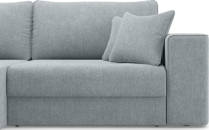 Диван угловой двухместный Конте, модель 036, Danco 995 (серый)