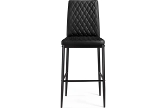 Барный стул Teon, черный / черный